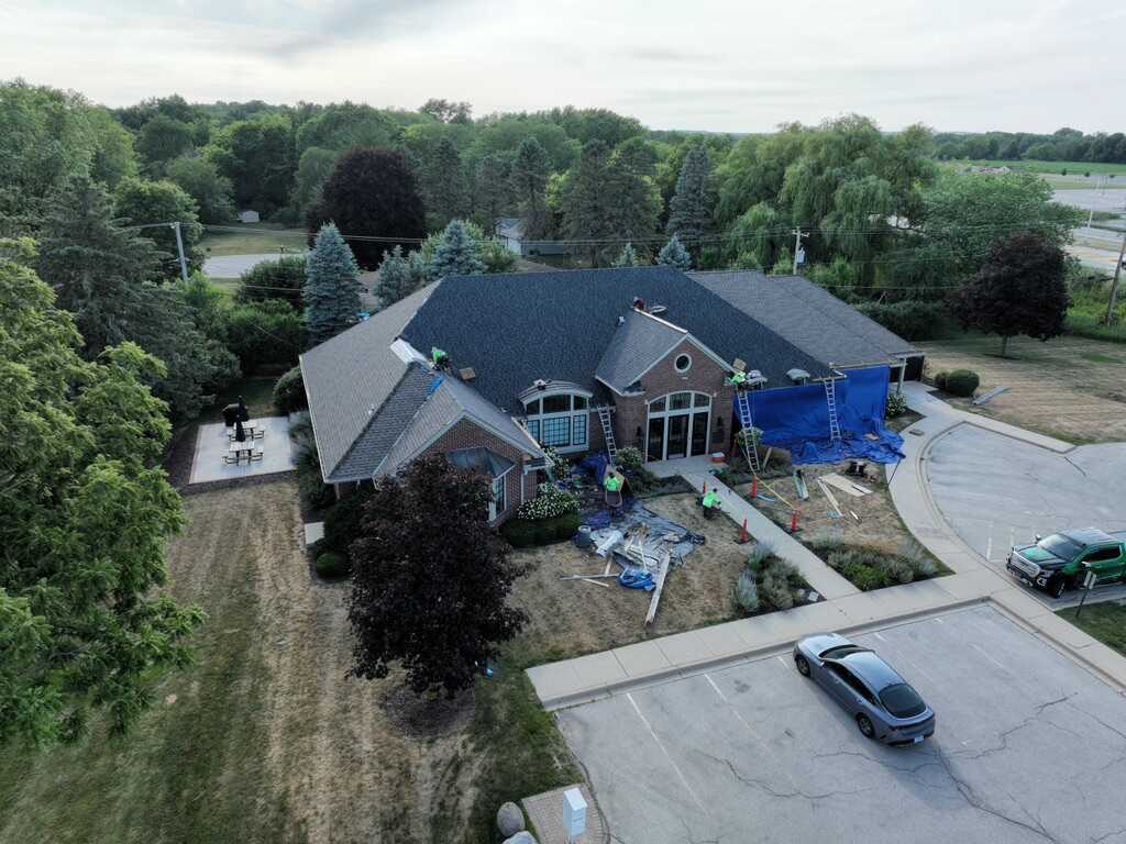 commercial roof replacement in Pewaukee, WI